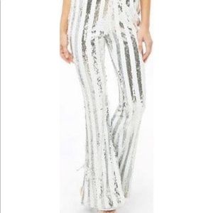 Forever 21 sequin flares